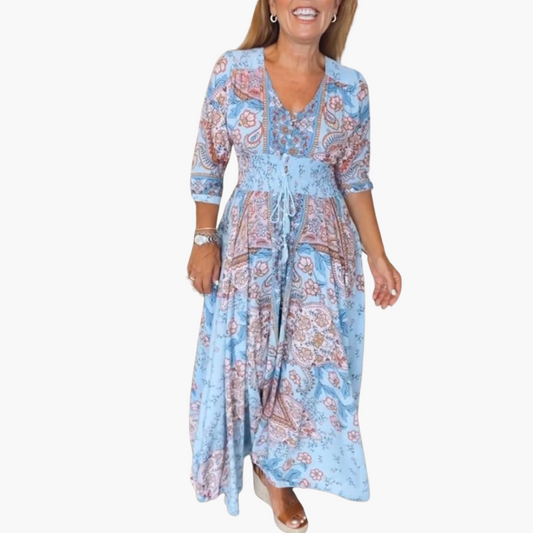 Boho Pattern Maxi Kleid für Damen