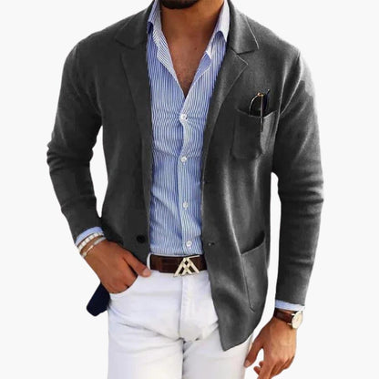 Strick Blazer Cardigan für Herren