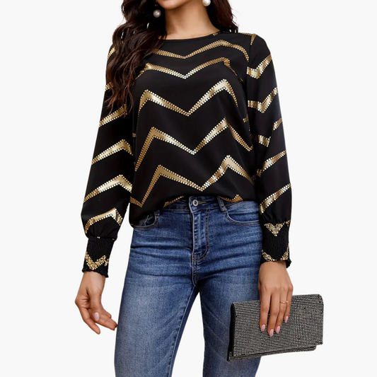 Leichte Bluse mit Details für Damen