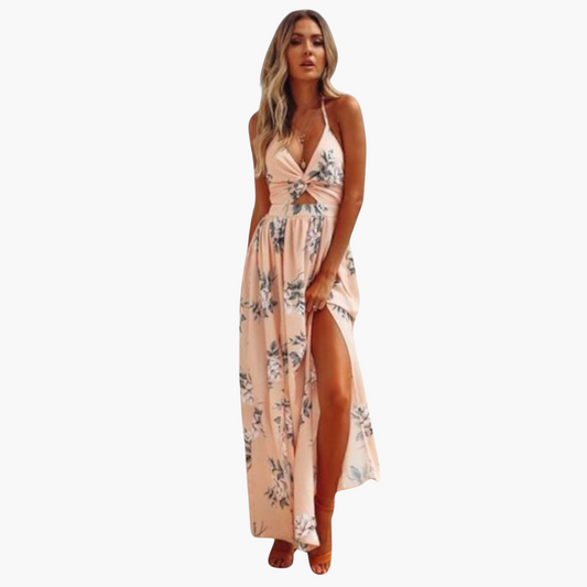 Floraler Boho Maxikleid für Damen