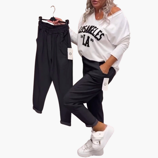 Schlank Geschnittene Freizeithose für Damen