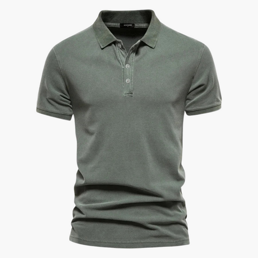 Schlankes Poloshirt mit Kragen für Herren