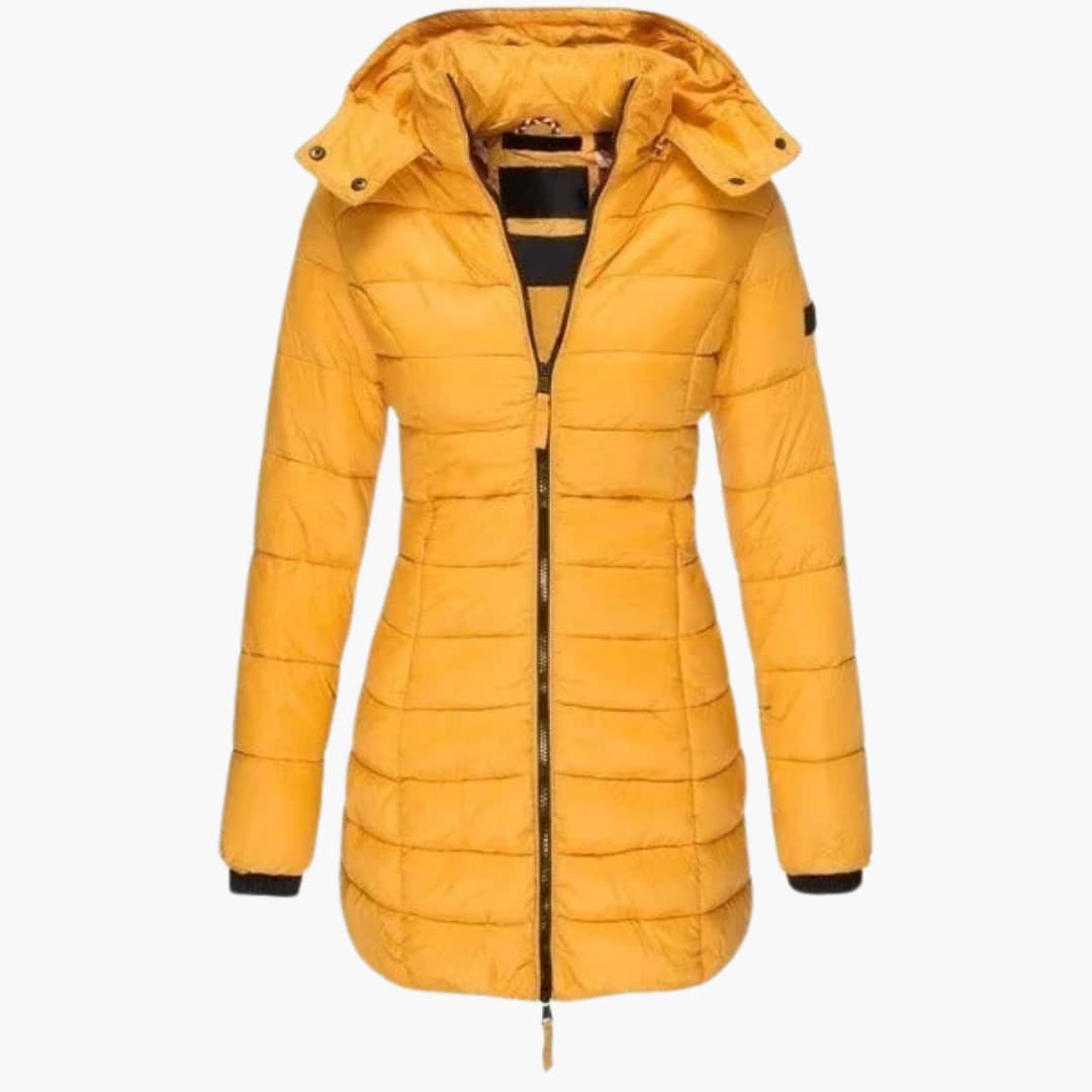 Daunenjacke mit Stehkragen für Damen