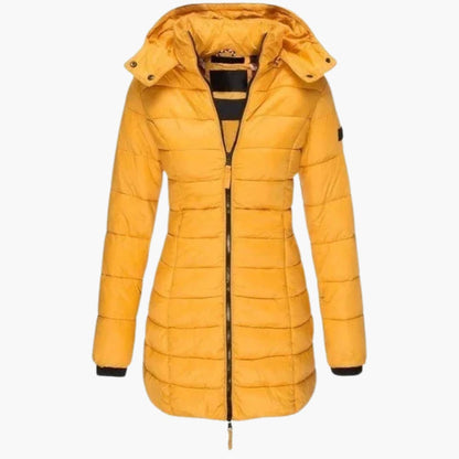 Daunenjacke mit Stehkragen für Damen