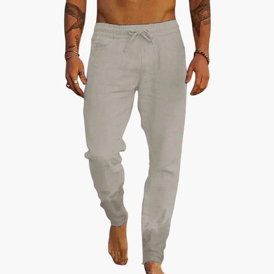 Strukturierte Sommerhose mit Bund für Herren