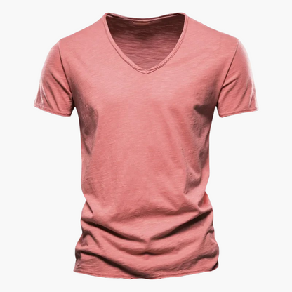 V-Ausschnitt Slim Fit T-Shirt für Herren