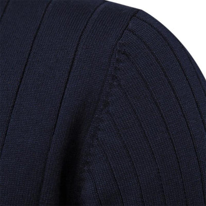 Gerippter Pullover Slim Fit für Herren