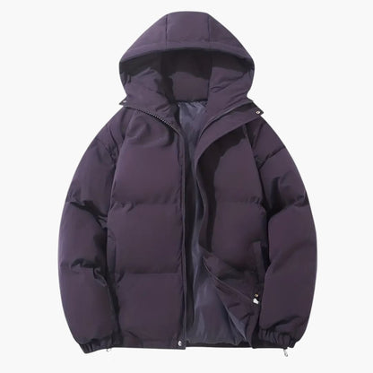 Gefütterte Kapuzen-Winterjacke für Herren