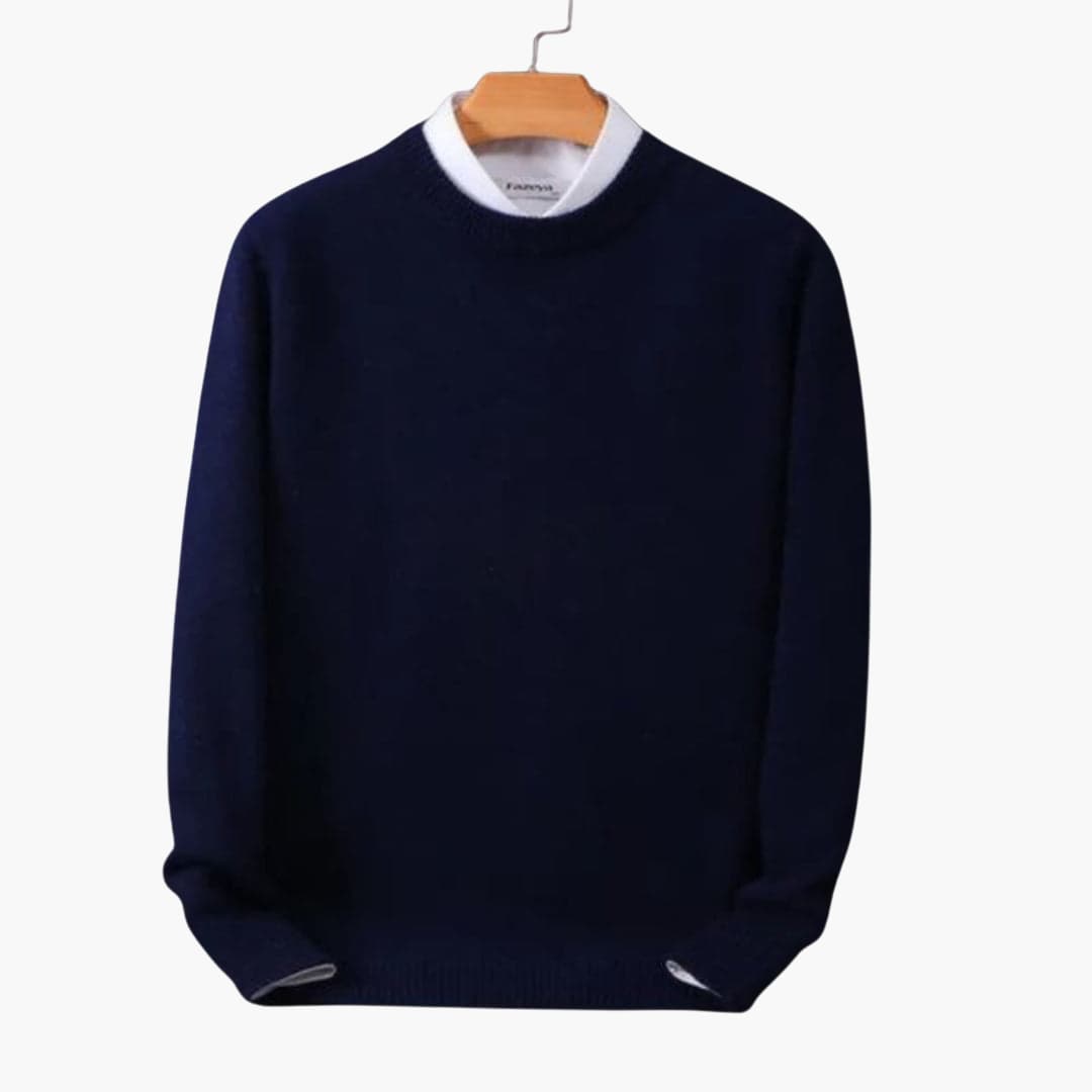 Geometrisch Gemusterter Pullover für Herren