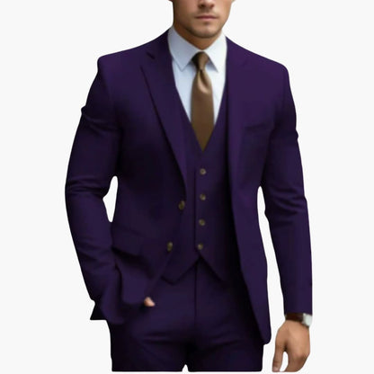 Eleganter Dreiteiler Anzug für Herren