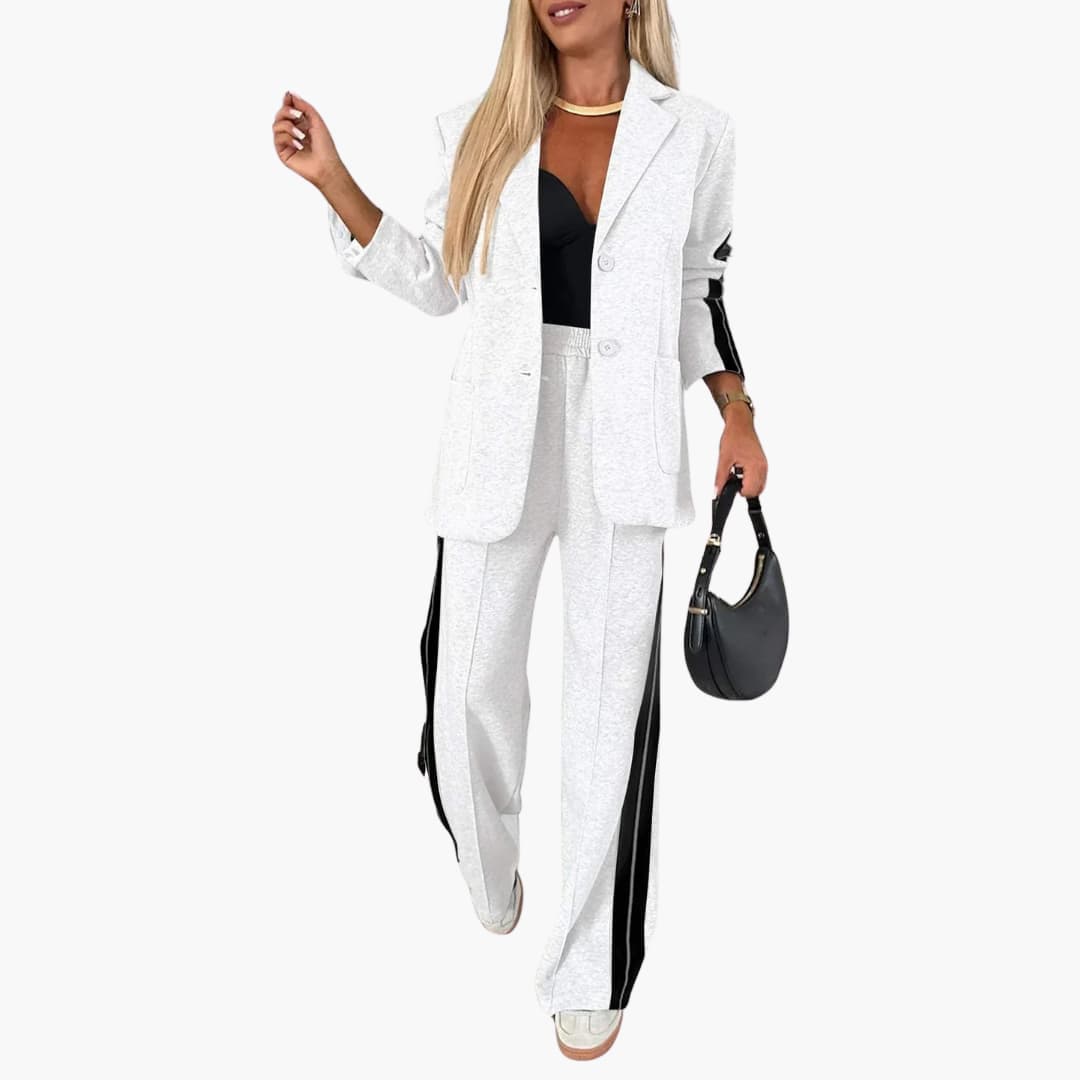 Zweiteiliges Set mit Seiteneinsätzen für Damen