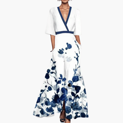 Blumen Maxi Kleid für Damen
