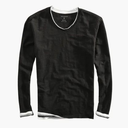 Langarm T-Shirt mit Klassischem Schnitt für Herren