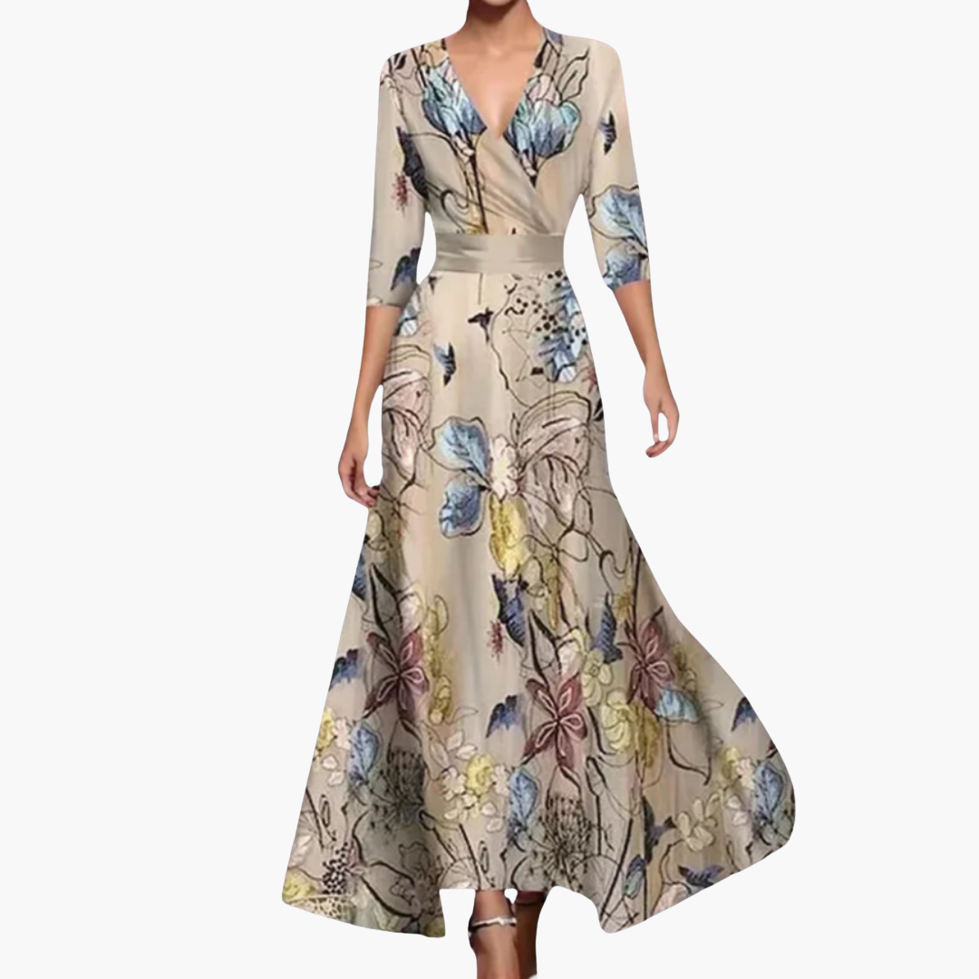 Locker Sitzendes Maxikleid für Damen