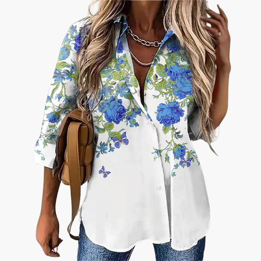 Locker geschnittenes Blumentop für Damen