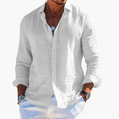 Slim Fit Langarmhemd für Herren