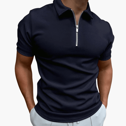Zip Polohemd für Herren