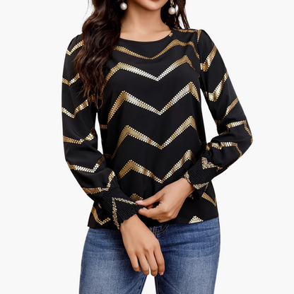 Leichte Bluse mit Details für Damen