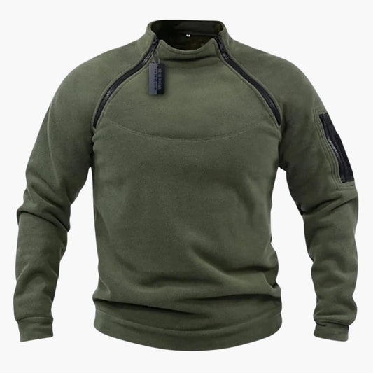 Fleece Pullover mit Reißverschluss für Herren