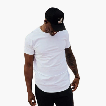Slim Fit T-Shirt mit Saum für Herren