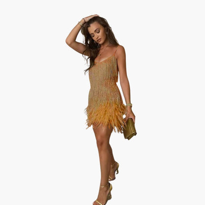 Pailletten Cocktailkleid für Damen