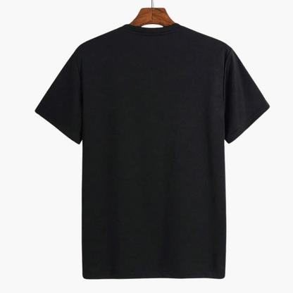 Glattes V-Ausschnitt T-Shirt für Herren