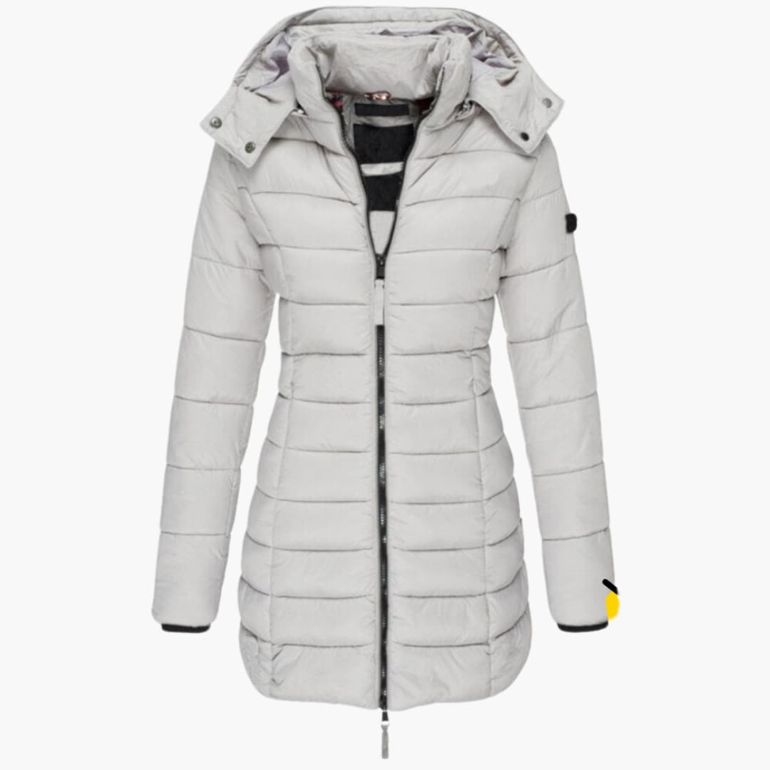 Gesteppt Gefütterte Kapuzenjacke für Damen