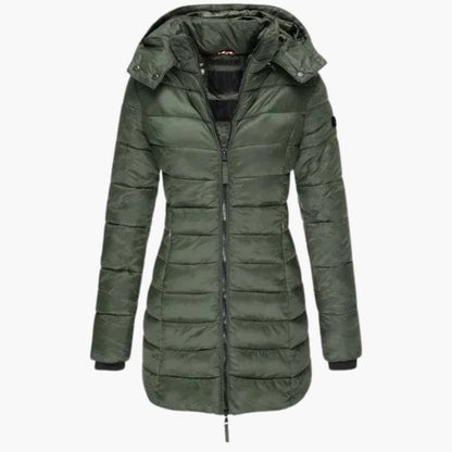 Daunenjacke mit Stehkragen für Damen