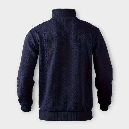 Vintage Halb-Zip Pullover für Herren
