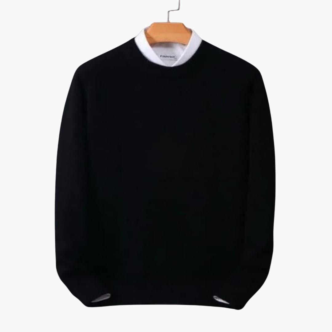 Geometrisch Gemusterter Pullover für Herren