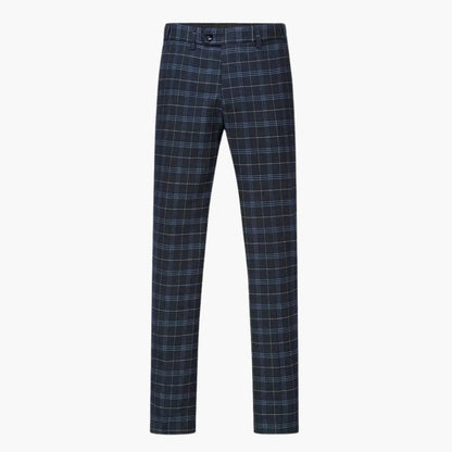 Kariertes Slim Fit Anzugset für Herren