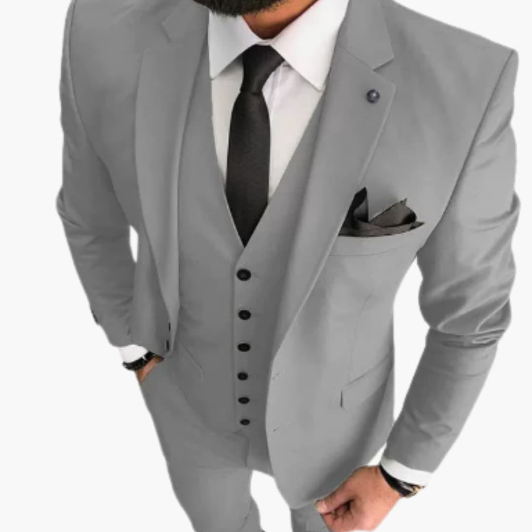 Slim Fit Business Anzug für Herren