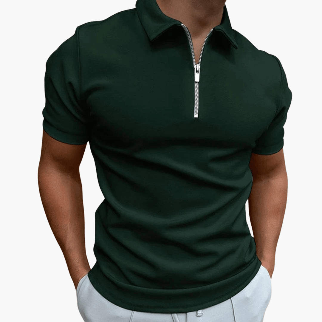 Zip Polohemd für Herren