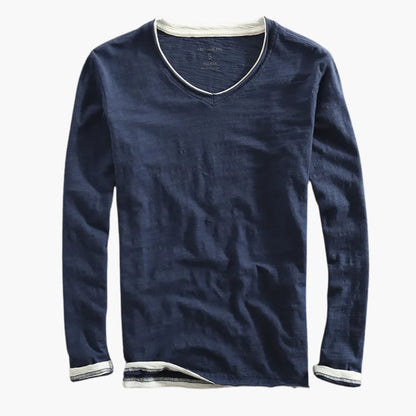 Langarm T-Shirt mit Klassischem Schnitt für Herren