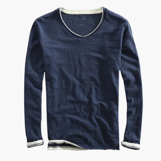 Langarm T-Shirt mit Klassischem Schnitt für Herren
