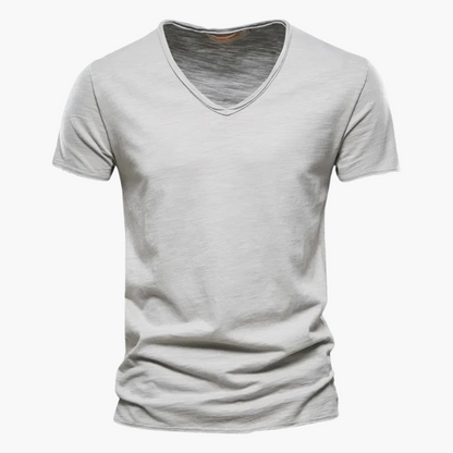 V-Ausschnitt Slim Fit T-Shirt für Herren