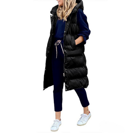 Langer Stepp-Bodywarmer für Damen