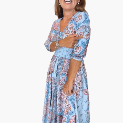 Boho Pattern Maxi Kleid für Damen