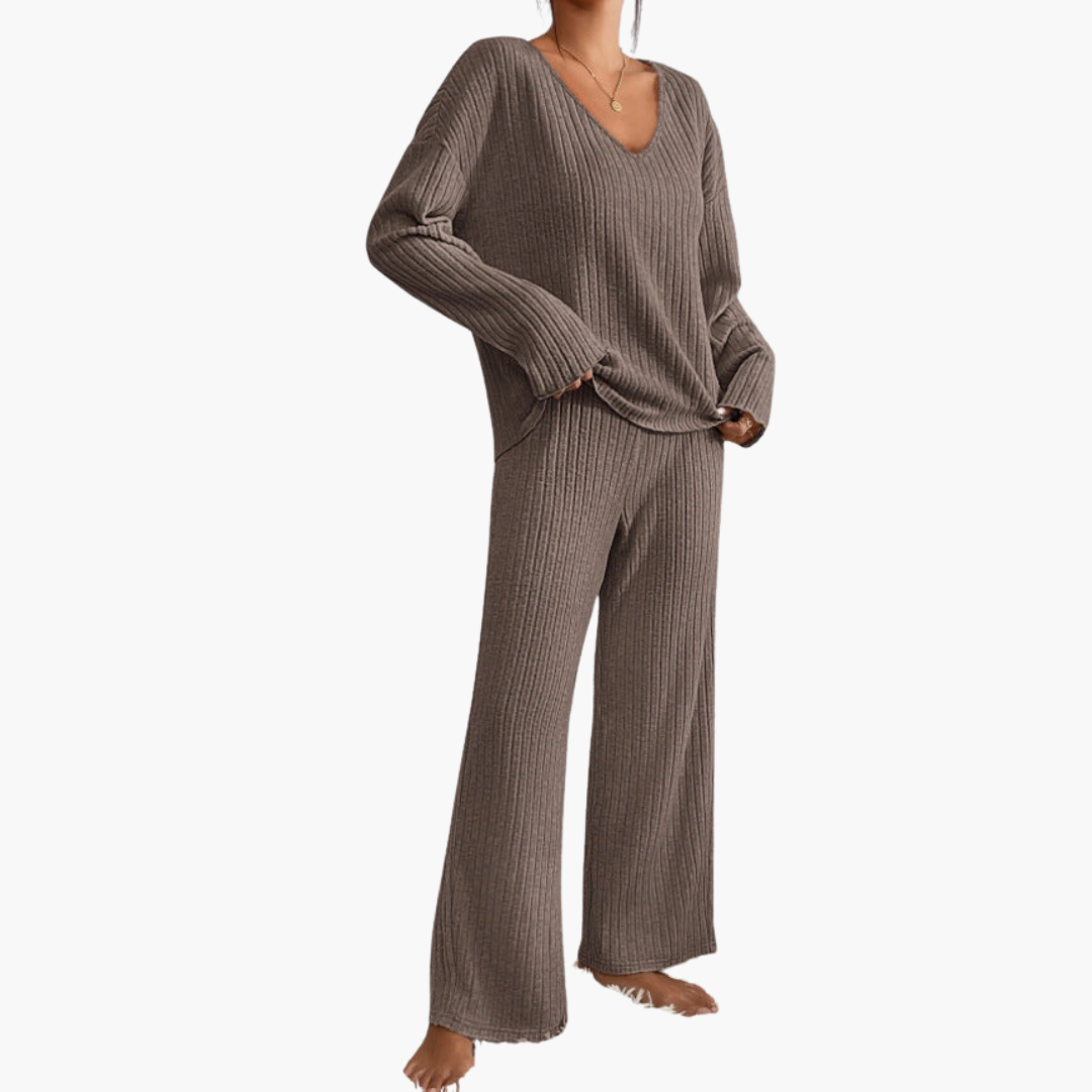 Zweiteiliges Strickset für Damen
