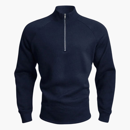 Stylischer Halfzip Strickpullover für Herren