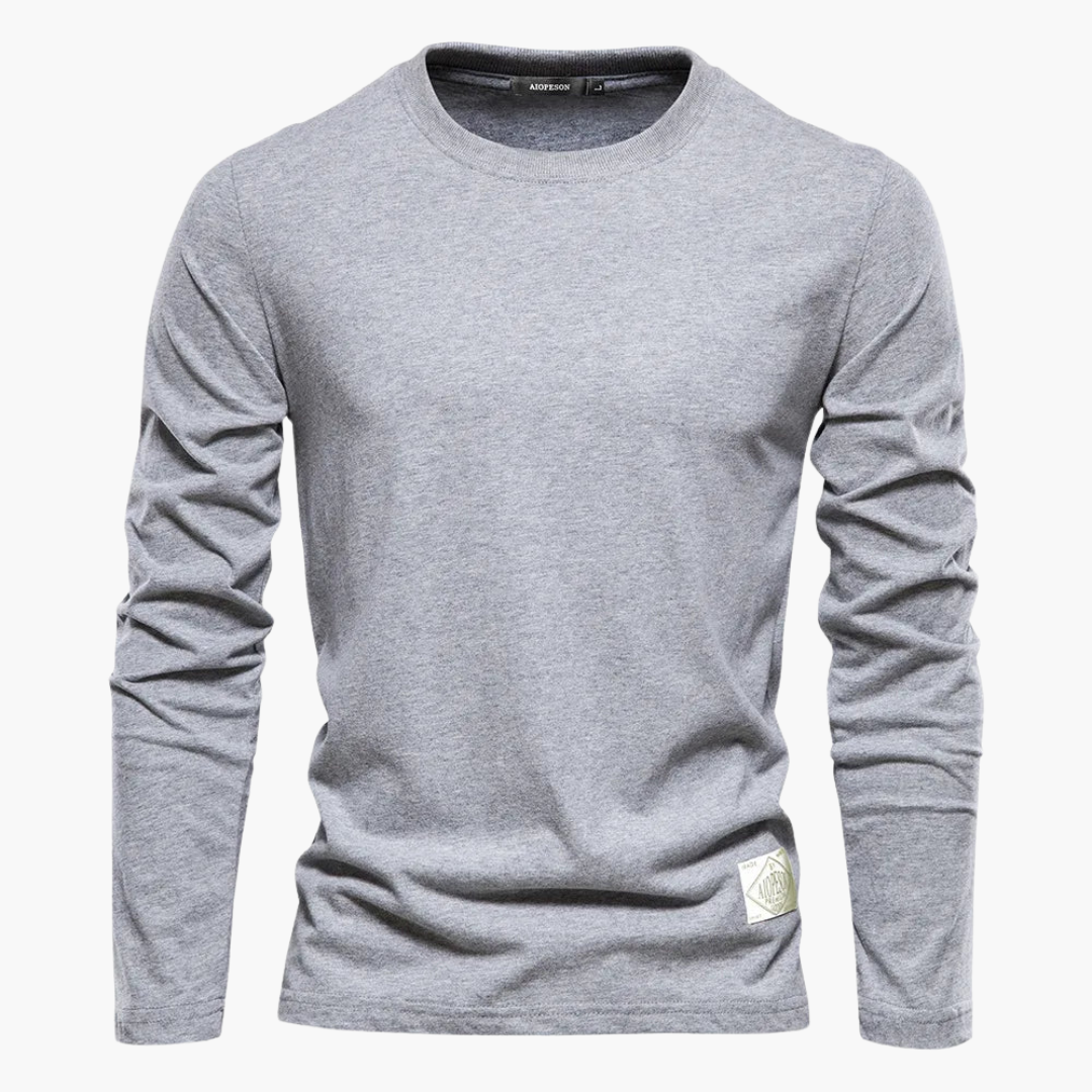 Elegantes Langarm-T-Shirt für Herren