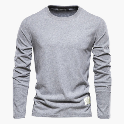 Elegantes Langarm-T-Shirt für Herren