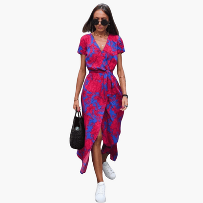 Wickelkleid Mit Taillierung für Damen
