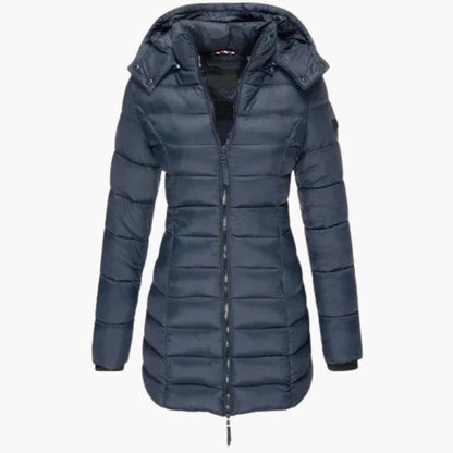 Daunenjacke mit Stehkragen für Damen