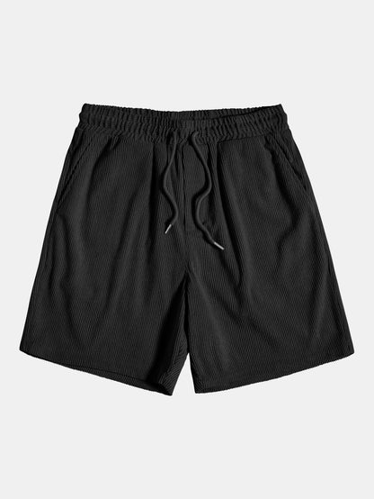 Cord-Shorts Set mit Kurzarmhemd für Herren