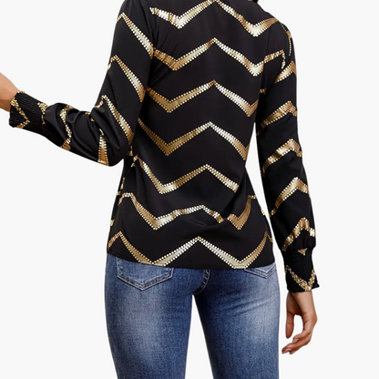 Leichte Bluse mit Details für Damen