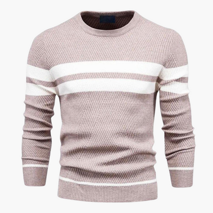 Bastian | Herrenpullover mit Streifen