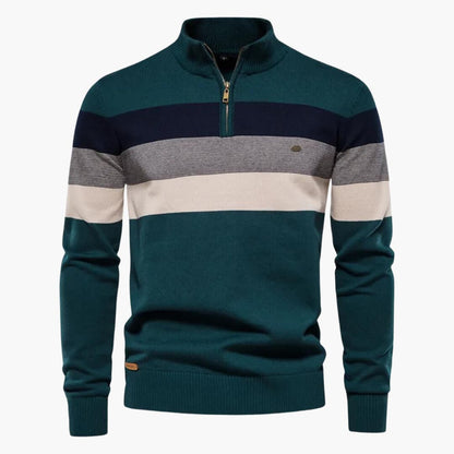 Viertelreißverschluss Pullover für Herren