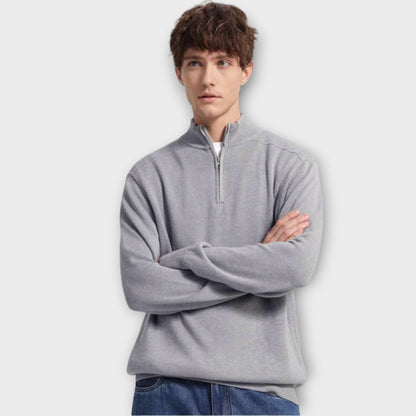 Halb-Zip Strickpullover für Herren