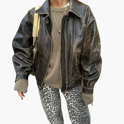 Leopardenmuster Jeans für Damen